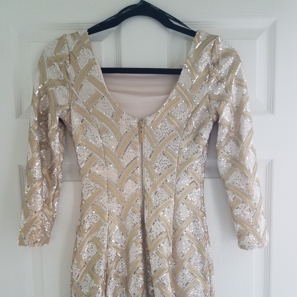 Marciano Gold dress - Size XS - Picture 4 of 5